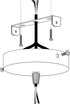 4.1-4.7 Inch Light Fixture Mounting Bracket Kit, Square Ceiling Light Plate Wall Mounting Bracket Pack of 6