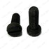 QuarkMRO 304 M1.6 M2 M2.5 M3 M4 (M3 50mm,100) Black Stainless Steel Slotted Cheese Head Screws x