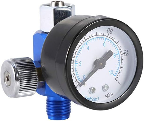 YHG Air Pressure Regulator - Waterproof Car Spray Air Regulator Set with Gauge and In-line Oil Water Trap Filter