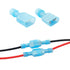 MCIGCIM (200 Pcs) 16-14 Gauge Spade Disconnect Wire Connectors, Fully Insulated Male Female Nylon Quick Crimp Terminals