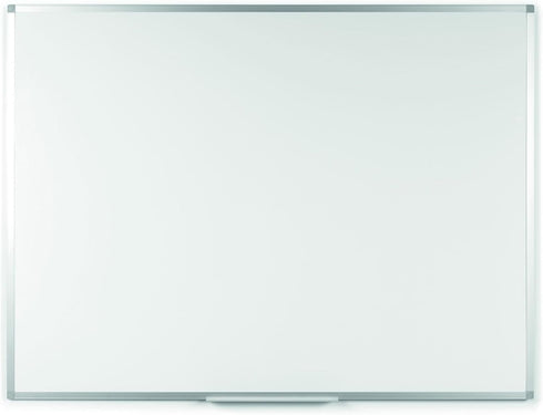 White Steel Surface 18" x 24" Aluminum Frame Rectangle Wall Mount - 1 Each-MA02759214-Office Supplies