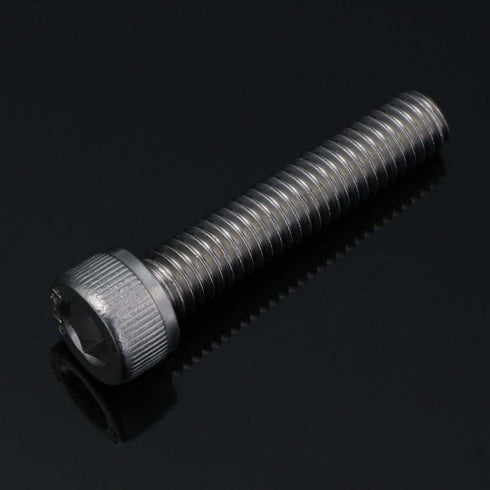 50 PCS Socket Head Cap Screw Assortment Set, M6 x 8mm, 10mm, 12mm, 16mm, 20mm, Stainless Steel 304