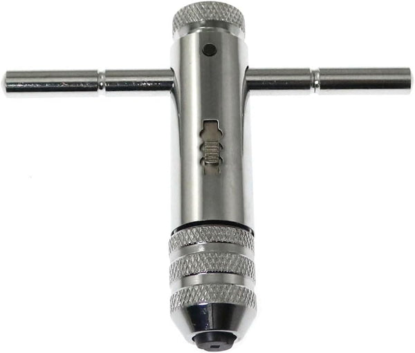 1Set Adjustable Ratchet Hand Tap Wrench, M3 M8 T Handle for Taps, Drills, Reamers