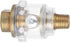 Oiler Lubricator, 1/4" BSP Mini In Line Air Tool Oil Lubricator for Pneumatic Tool Air Compressor Pipe