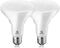 Energetic BR30 LED Recessed Light Bulb, 9W=75W, 3000K Warm White, Dimmable Ceiling Flood Light, 2 Pack