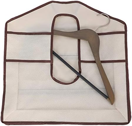Hanger Diversion Safe, Hanging Closet Safe with Dual-Sided Pocket for Hiding Valuables at Home or Travel