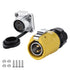 CNLINKO LP-20 Industrial Waterproof Connector, IP68 Circular Connector Quick Plugging, M20 2-12 Pin Flange Socket
