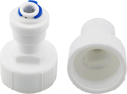 YHXiXi 5PCS 3/4'' 1/4'' Female to Quick Connect Push to Connect Plastic ro Fittings Hose Bib Quick Connect Adapter