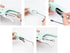 Mini Hand Held Plier Stapler, Green Metal Desktop Stapler, Cute Staplers, 25 Sheet Capacity, No.10 Staples for Home