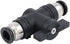Beduan Push to Connect Fitting Ball Valve, 12mm Tube OD Pneumatic Air Flow Control Adapter