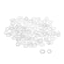 uxcell Nylon Flat Washers M3, 8mm OD, 3mm ID, 1mm Thickness, Sealing Gasket for Faucet Pipe Water Hose, Clear, Pack of