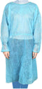 Dealmed Blue Isolation Gown – 10 Count Disposable Medical Gowns, Latex-Free for Hospitals