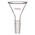 StonyLab Glass Short Stem Powder Funnel, 75 mm Top Outer Dimension and 24/40 Inner Joint Filter Funnel