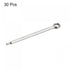uxcell 30Pcs Split Cotter Pin, 2.5mm x 40mm Stainless Steel Clip Fastener for Automotive, Mechanics, Silver Tone