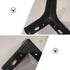 10cm Luxshiny Matte Black Metal Furniture Support Feet Sofa Leg Cabinet Leg for Tv Stand and Bathroom Cabinet