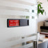 Privacy Sign - Do Not Disturb/Welcome Sign for Home Office, Restroom, Conference, Hotel, Hospital, Magnetic Slider Door