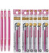 Pilot FriXion Ball Slim 038 Retractable Erasable Gel Ink Pen - Extra Fine Point 0.38mm, Pink Ink, 3 Pens & 6 Refills