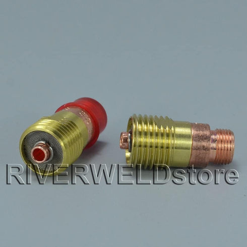 RIVERWELD 3pk TIG Stubby Gas Lens 17GL18 (1/8" & 3.2mm) Orifice Fit for SR WP 17 18 26 Welding Torch