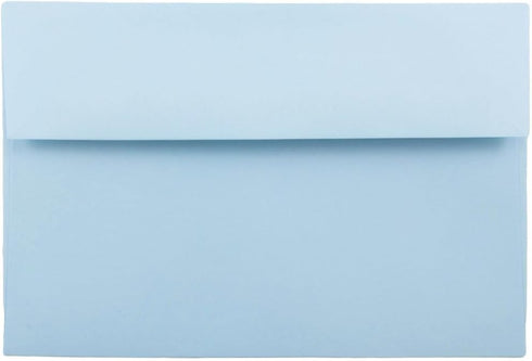 JAM PAPER A9 Premium Invitation Envelopes - 5 3/4 x 8 3/4 - Pastel Baby Blue - 50/Pack