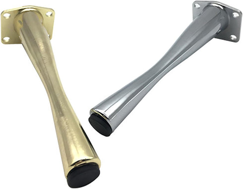 Topjia Couch(17cm/6.7", Furniture Cupboard Metal Legs,Coffee Table TV Stand Leg,Straight Conical Metal Foot