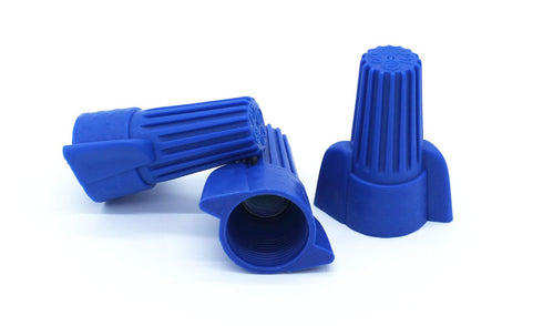 Happy Emily 20pcs Blue Winged Wire Connectors, Twist-On Easy Screw On Type for Electrical Wiring