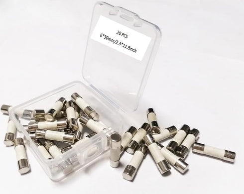 16A, T16A, 16A250V Fuse, 16AH Ceramic Fuse, 20pcs Fuses 16A 0.5 Amp 125V