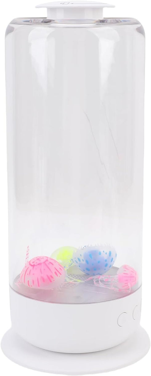 Yunir 7 4 LED Jellyfish Lamp, Color Changing Desk Aquarium with Realistic Jellyfish, Quiet Sensory Mood Light