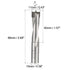 uxcell Brad Point Drill Bits for Wood, 11mm x 68mm Right Turning Carbide for Carpentry Drilling Tool