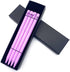 Balmy Pastel Ballpoint Pens, Purple 4Pcs, Comfortable Writing Pens, Black Ink Medium Point 0.7 mm, Cute Office Supplies