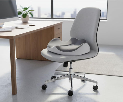 Home & Travel Gear Memory Foam Seat Cushion for Office Chair & Car Ergonomic Support for Comfortable Sitting Non-Slip