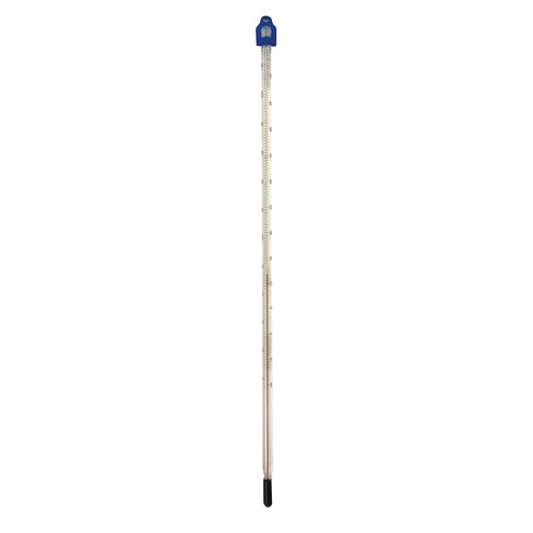 Glass Thermometer -10 to +110 C&F, 300mm Liquid in Glass Thermometer for Scientific Laboratory Grade