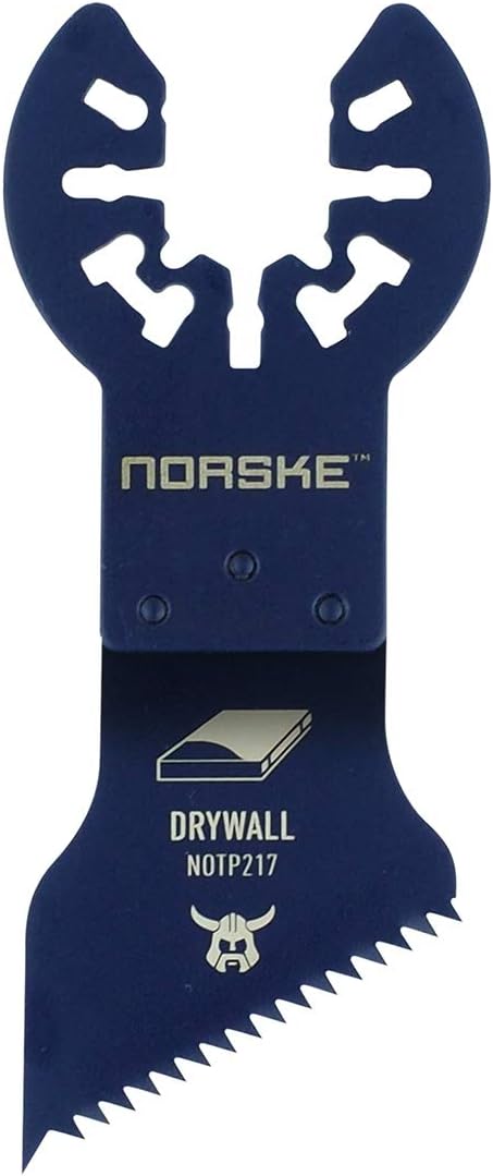 Norske Tools NOTP217 Oscillating Multi Tool Accessory Blade - Universal Fit for Drywall Cutting