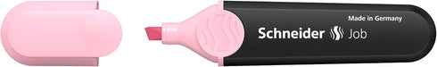 Schneider Pastel Job Highlighter Marker - Chisel Tip Light Pink, Box of 10