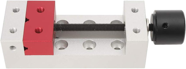 50mm Mini Flat Clamp, Table Flat Clamp, Aluminum Mini Drill Press Vise Clamp for DIY Sculpture Craft Carving