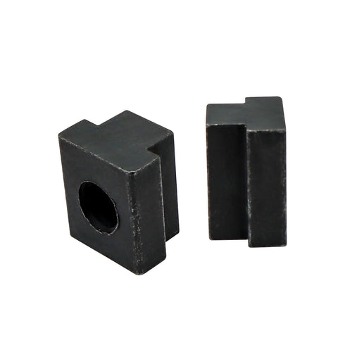 4pcs 3/8”-16 Threaded T-Slot Nuts, Black Oxide Finish Sliding Nuts T Track Accessories, Hammer Head Fastener for