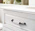 SHOUCAN Vintage Arched cabinets pulls Hardware Handle White Ceramics for Kitchen Bathroom Desk Bedside Table Drawer