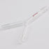 stonylab Glass Connecting Adapter, Borosilicate Glass 8 mm O.D. Y-Shaped 3-Way Connection Tube for Laboratory Air Flow