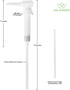 1 Pack Gallon Pump Dispenser with Lock-Down System, 30ml Liquid Release for Industrial and Health Care Use