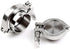 LOKLNEYK 1pcs 304 Set 1.5"-8" Applications(45mmx64) SS Sanitary Tri Clamp Ferrule/End Cap/Clamp/Gasket