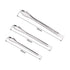 uxcell 9Pcs Micro Scoop Stainless Steel Reagent Sampling Lab Spoon Spatulas 3in1