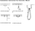 2 Set M8 Heavy Duty Ceiling & Wall Mount Hanging Hardware Fitting Set for Yoga Hammock