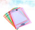DIYEAH 24pcs Set Dry Erase Pockets Reusable Wipe Sleeves Pen Holder for Office School Random