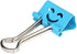 NUOBESTY 40pcs Black Smiling Binder Clips, Paper File Clips for Folders, Mini Binder Clips