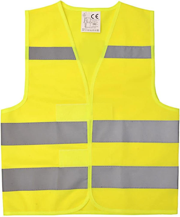 Hi Vis Kids Safety Vest - Lightweight, Adjustable Toddler Reflective Vest for Cycling & Running