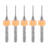 uxcell 0.7mm PCB Drill Bits, 5 Pcs Tungsten Carbide Rotary Tool for Jewelry CNC Engraving, 1/8 Inch Shank