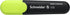Schneider Job Highlighter, Chisel Tip, Black Barrel, Yellow Ink, Box of 10 (1505)
