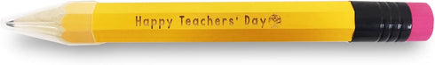 Super Jumbo Giant Pencil, "Happy Teacher's Day," Cute Novelty Gift