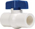 Homewerks VBVP40E8B Ball Valve, PVC Schedule 40 x Solvent, 2-Inch, Blue