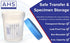 AHS American Hospital Supply Sterile Urine Cups with Lids | Single-Use Specimen Containers, 4 Oz. (Pack of 10)