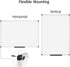 VIZ-PRO Dry Erase Board, 36 x 24 Inches, Wall Mounted Whiteboard for School, Office, Home